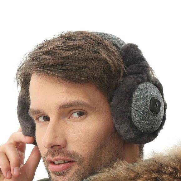 Aroma Season Ear Warmer rechargeable with charging cord in box grey. - Picture 1 of 7